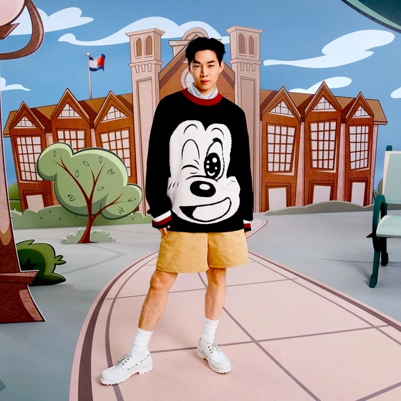 Disney 100 Tommy Hilfiger Mickey Mouse Sweater - Picture 1 of 5